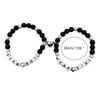 2Pcs Colorful Beaded Bracelets Stackable Star Shapes Pendant Handchain Valentine's Day Bangles Jewelry Trendy Accessory