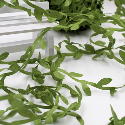 20M Artificial Vine Green Leaf Rattan Simulation Foliage Garden Party Wedding Decoration Leaf Vine Wreath Home Wall Art Decor