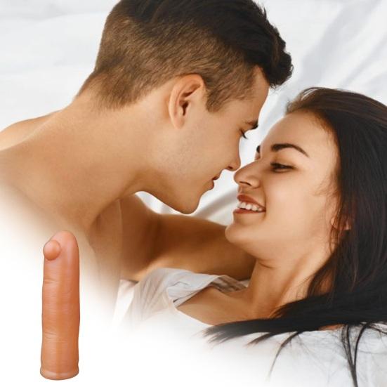 Yousheng G-spot Finger Sleeve Massager Liquid Silicone Material Finger Sleeve with Bump for Clitoris Breasts Stimulation Adult Couple Sex Toy