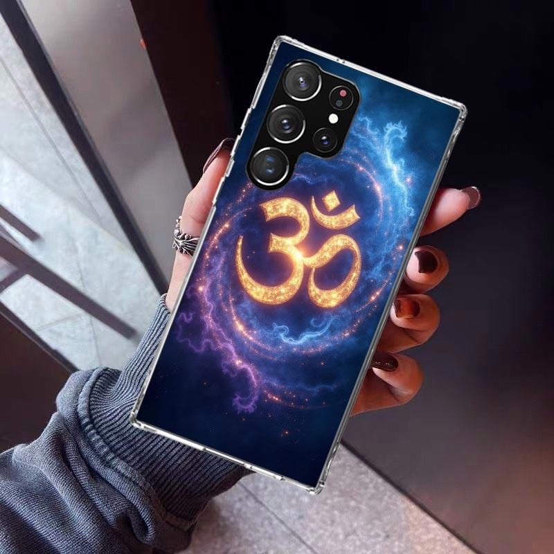 Mandala Chakra Insist Yoga Phone Case For Samsung Galaxy S23 S24 S25 Edge S26 Ultra S22 + S21 Plus S20 FE Cover Silicone Print S