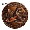 Encouragement Token Emotional Support Coin Inspirational Monkey Challenge Pocket Double?Sided Collectible for Friends Family Motivation Keepsake