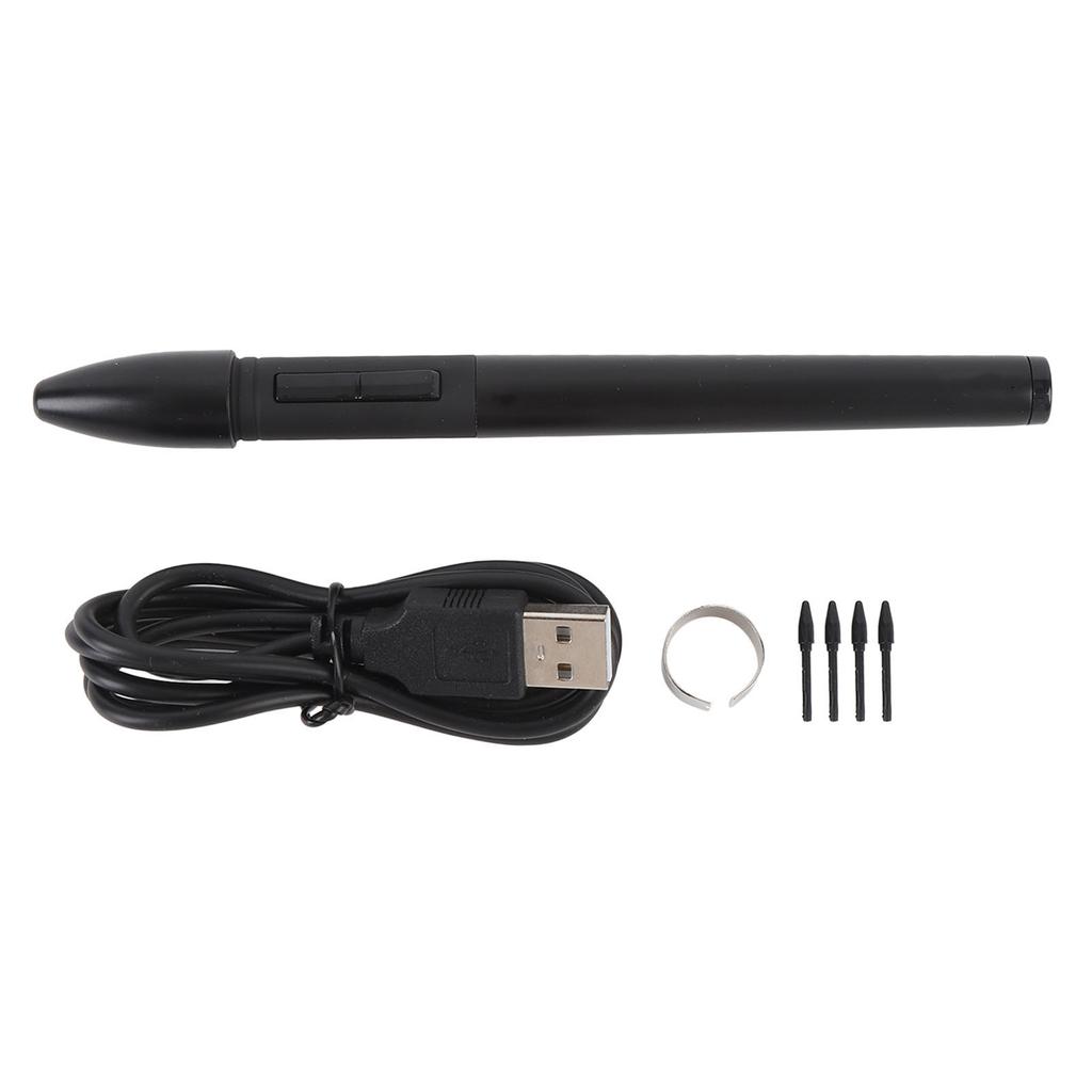 Tablet Stylus Pen 5080LPI Resolution 8192 Pressure Level 233PPS Fast Response Rechargeable for K58 W58 H58L 420 H420