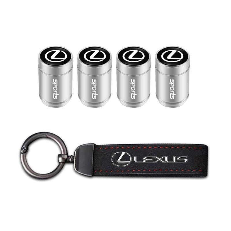 Car Tire Wheel Valve Caps Cover/Car Key Chain Ring Keychain For Lexus RX300 IS200 IS250 ES350 Ct200h UX250h NX300h RX350 ES300h