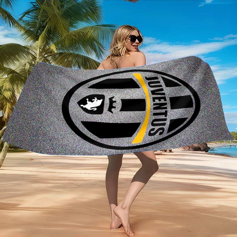 Football Football Crest Printed Microfiber Beach Towel, Soft And Absorbent, Quick-Dry, Ideal for Summer Travel, Beach Essential, Swimming Pool