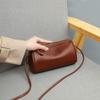 Bag Women's Autumn and Winter Women's Bag Crossbody Bag Leather Pillow Bag Cylinder Bag Women's Fashion Shoulder Bag Luggage