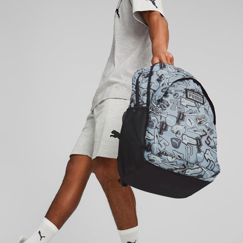 New PUMA Fabric Backpack Regular Unisex Light Gray 079133-10
