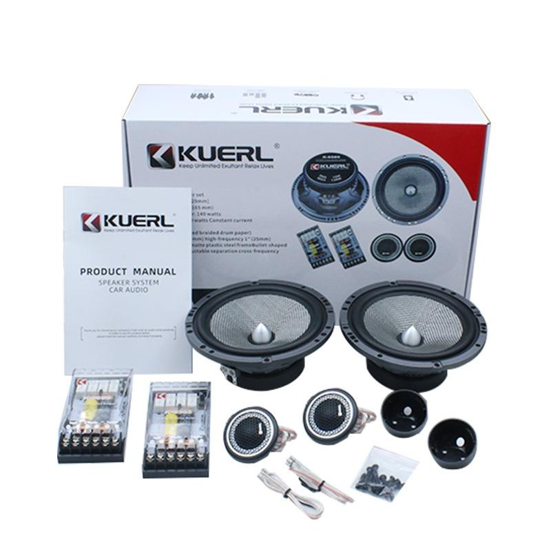 6.5 Inch 2-way Car Coaxial Speaker Set MAX 140W Car Audio Modified Speakers Auto Music Stereo Full Frequency High Fidelity