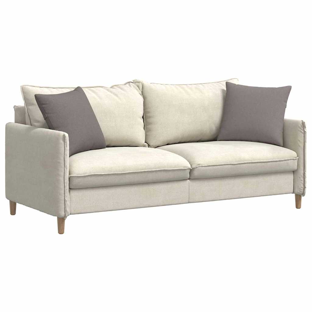 Sofa Cushions 2 Pcs Taupe 45 X 45 Cm Fabric
