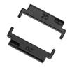 1 Pair Metal Material Watch Band Adapter Black Color Band Connection Adapter  Damaged Connectors