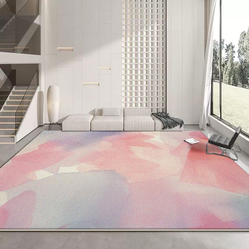 Large Area Blue Carpets for Living Room Modern Light Luxury Decoration Bedroom Rugs Lounge Non-slip Foldable Floor Mat 200x300