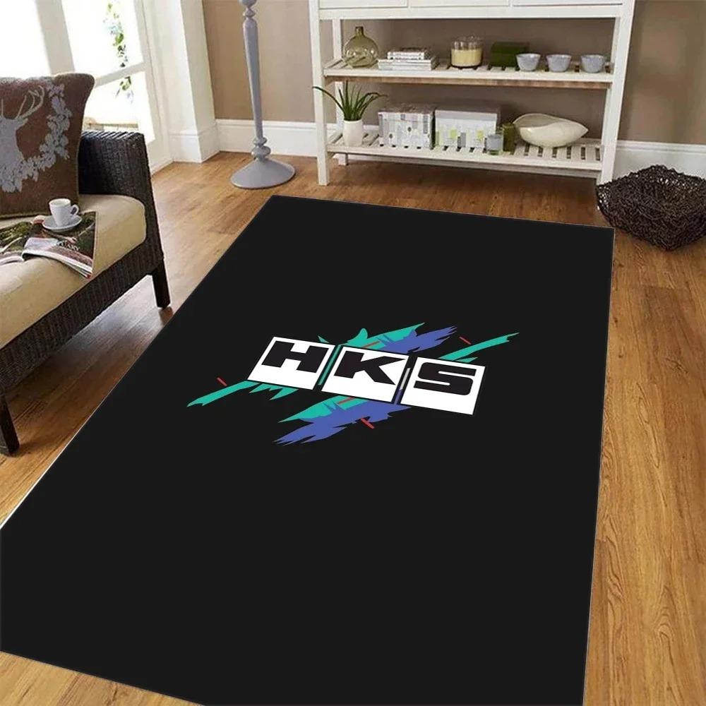 

Sport Car HKS JDM Carpet Accessories Hallway Carpet Non-Slip Laundry Room Mat Laundry Decor Balcony Child Living Room Toilet Rug 40cmX60cm