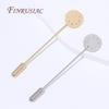 2/4/6Sets 14K Gold Plated Brooch Pin Brass Stick Pin Lapel Pin Clutch Broach Blanks,DIY Clothing Shawl Pin,Jewelry Accessories