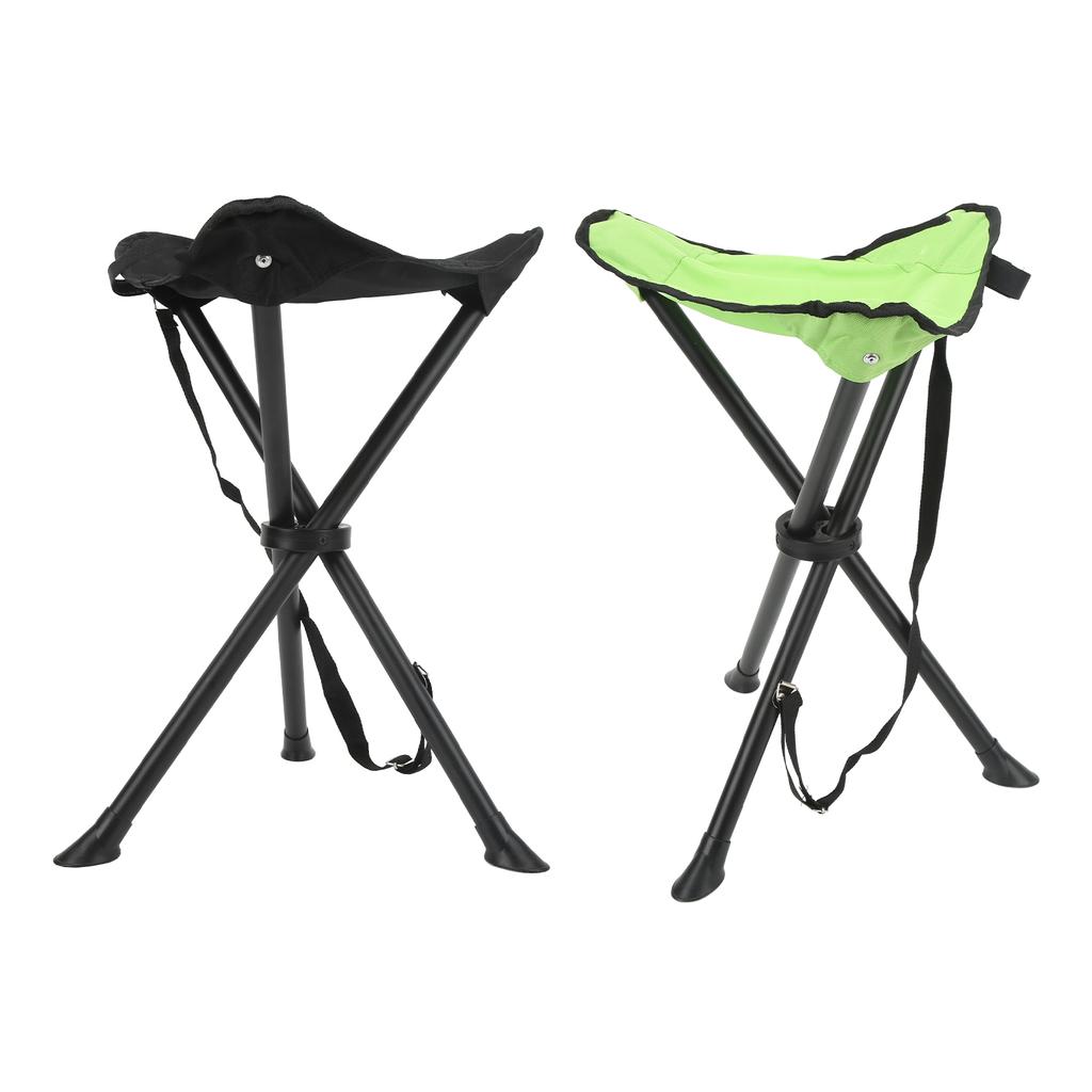 Folding Tripod Stool 600D Oxford Cloth Anti Fall 200KG Load Bearing Foldable Chair Good Stability Anti Slip for Fishing