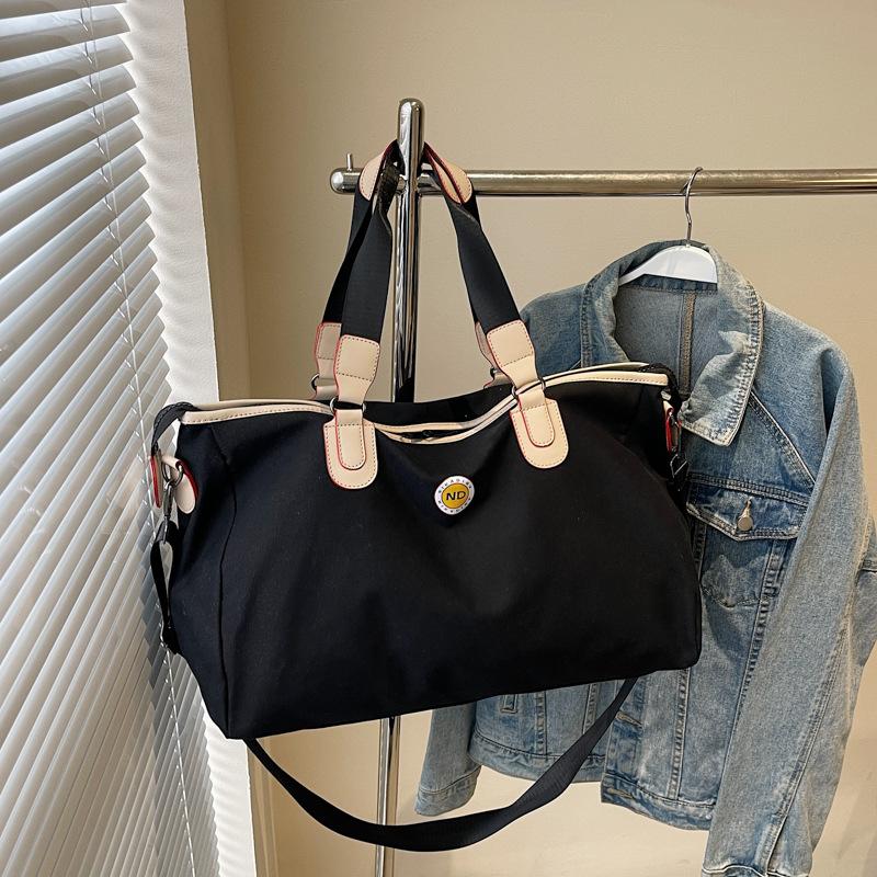 сумка для женщин, универсальная новая сумка через плечо, сумка для багажа для коротких деловых поездок, повседневная спортивная и фитнес сумка для коротких путешествий чёрный