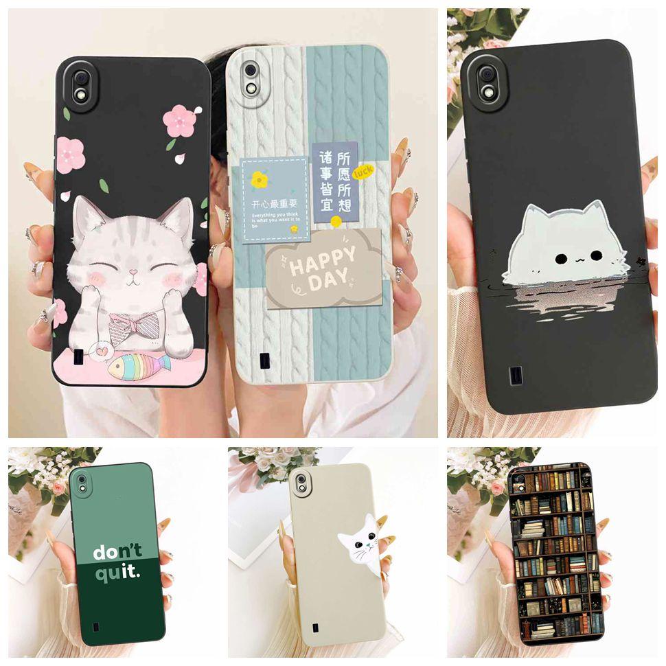 Cute Cat Book Case For Samsung Galaxy A10 A105F Case Soft Siilcone Back Cover For Samsung A10 A 10 Phone Cases 6.2'' Fundas