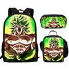 Animation seven dragon ball backpack, primary and secondary school schoolbag, satchel, shoulder bag, pencil case three-piece set