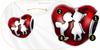 Charms Heart 925 Bead S925 Pendant Couple In Love Love Beads