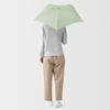 MUJI Lightweight Folding Umbrella for Sun and Unisex Light 50cm Rain, Adult, DEA03A6S, Green,