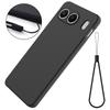 For OnePlus Nord 4 Case Soft Premium Liquid Silicone Case with Flocking inside Cover with Strap for One Plus Nord4