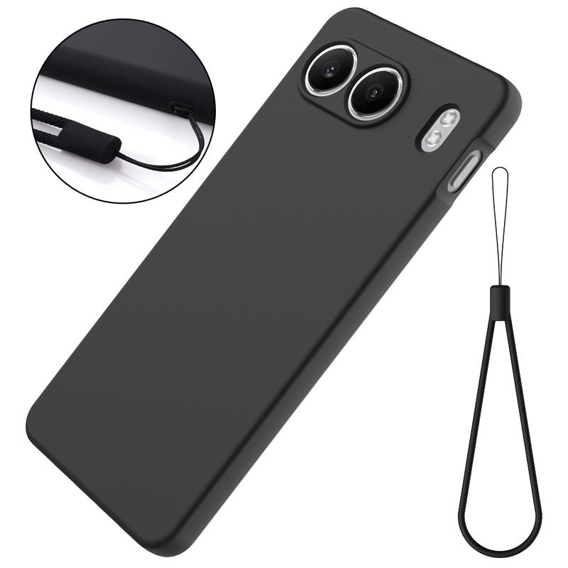 

For OnePlus Nord 4 Case Soft Premium Liquid Silicone Case with Flocking inside Cover with Strap for One Plus Nord4 For OnePlus Nord 4