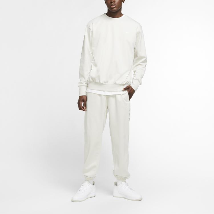 Nike Standard Issue Basketball Crew Neck Sweatshirt Men Sweatshirt Light-Bone CK6359-072