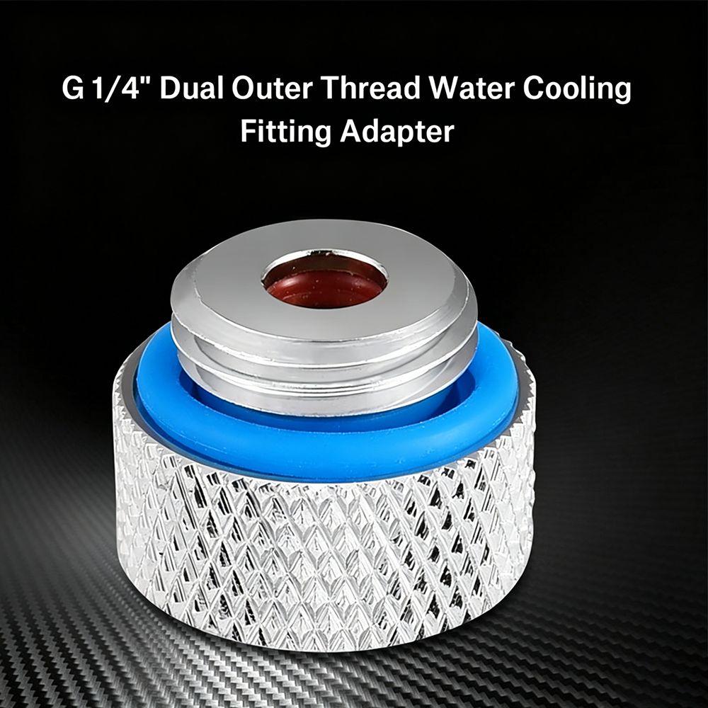 G1/4 Thread Exhaust Connector Plug Automatic Pressure Release Silver Auto Exhaust Plug Vent Valve Plug Water Cooling System