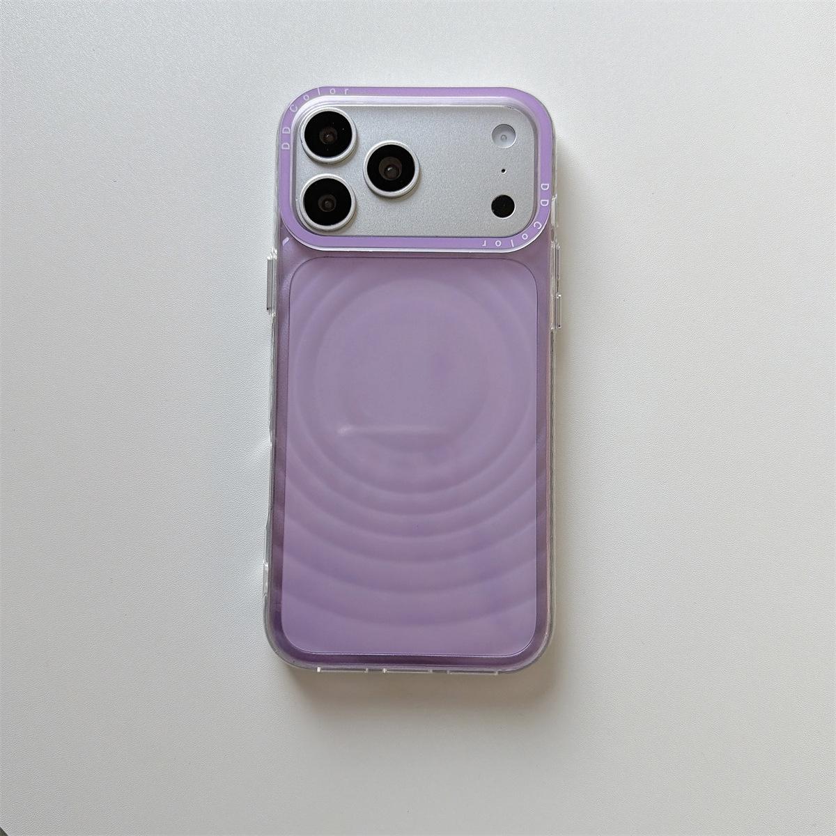 

High-Quality Translucent Wave Pattern Phone Case for iPhone 15/14, Compatible with Apple 17/16 PROMAX, Anti-Drop Cover iPhone 15