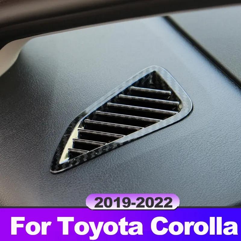 For Toyota Corolla E210 -  2024 ABS Car Styling Dashboard Air Outlet Bezel Trim Ring Frame Cover Sticker Accessories