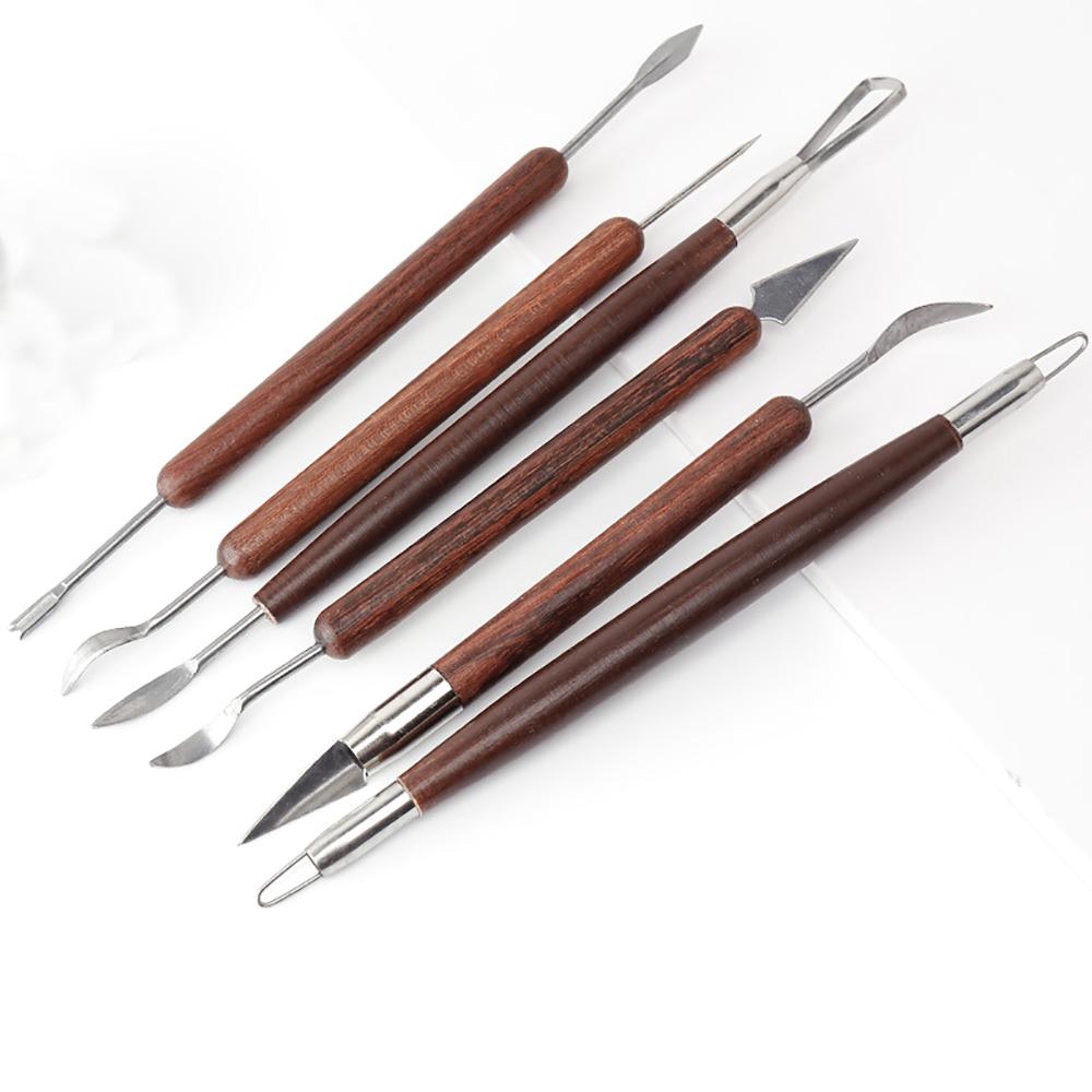 Wax Carving With Wooden Handle Sculpting Tools Pottery Tools Crafts  Making Tools Sculpture Knives