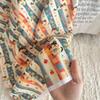 Korean Style 100% Cotton Digital Print Cartoon Fabric for Children's, Family, and Homewear DIY