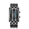 Trend Led Iron Man Dual Line Binary Fashion Student Couple Personalized Electronic Watch