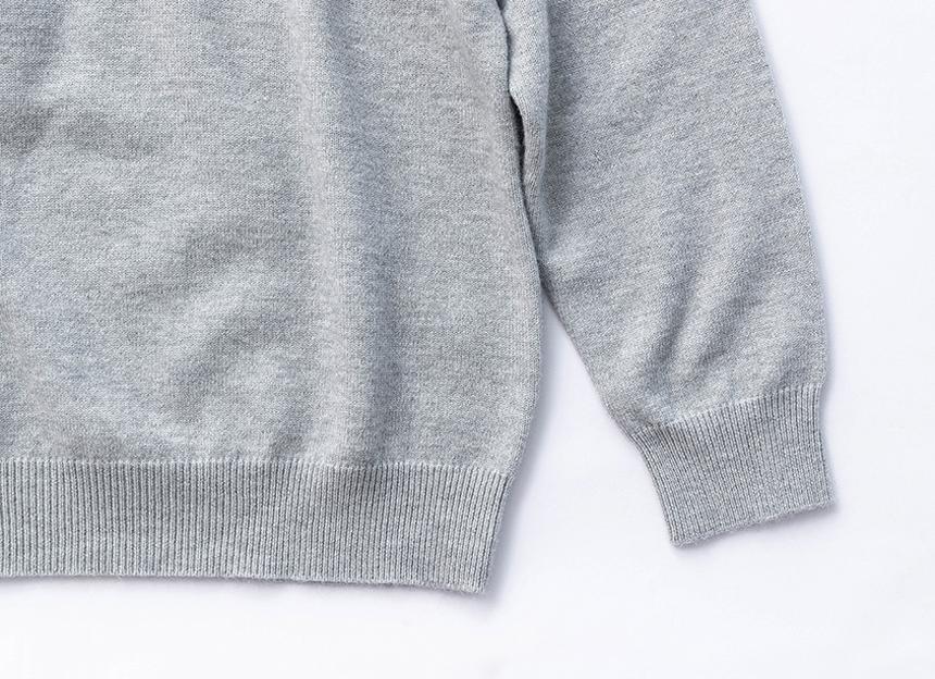 Beullumeol Pbt Wool Turtleneck Knit - Melange Gray