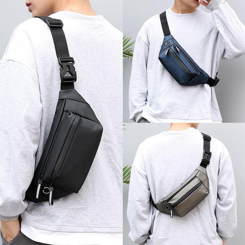 Oxford Cloth Waterproof Running Belt Fanny Pack With Multi-compartment Design And Adjustable Strap