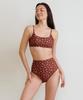 Dillaispul Rustic Garden Bikini Bottom - Cocoa Bloom