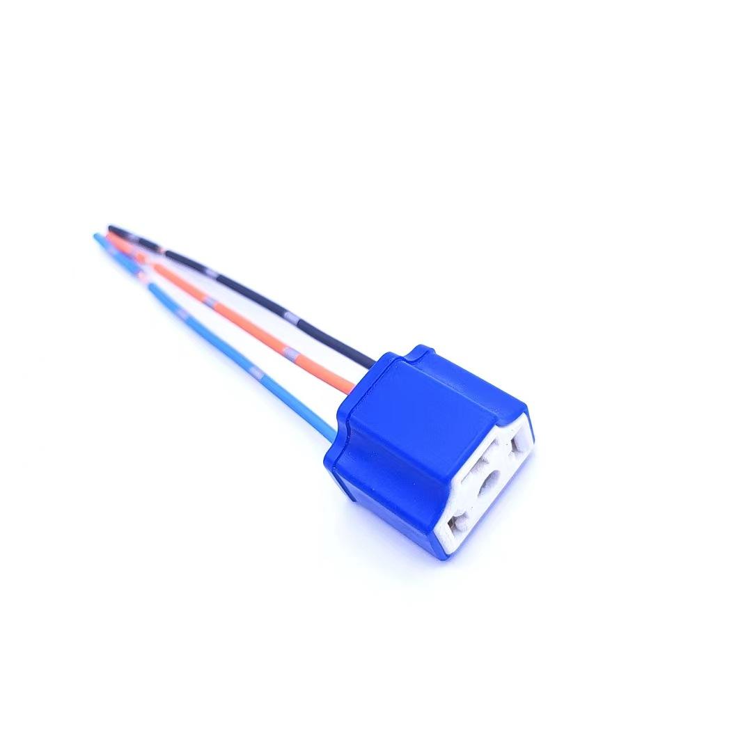 

H4 Разъем Лампа Патрон Адаптер Автомобиль Грузовик Гнездо Штекер Керамический Разъем Расширитель Фары 12В 4А Direct Plug