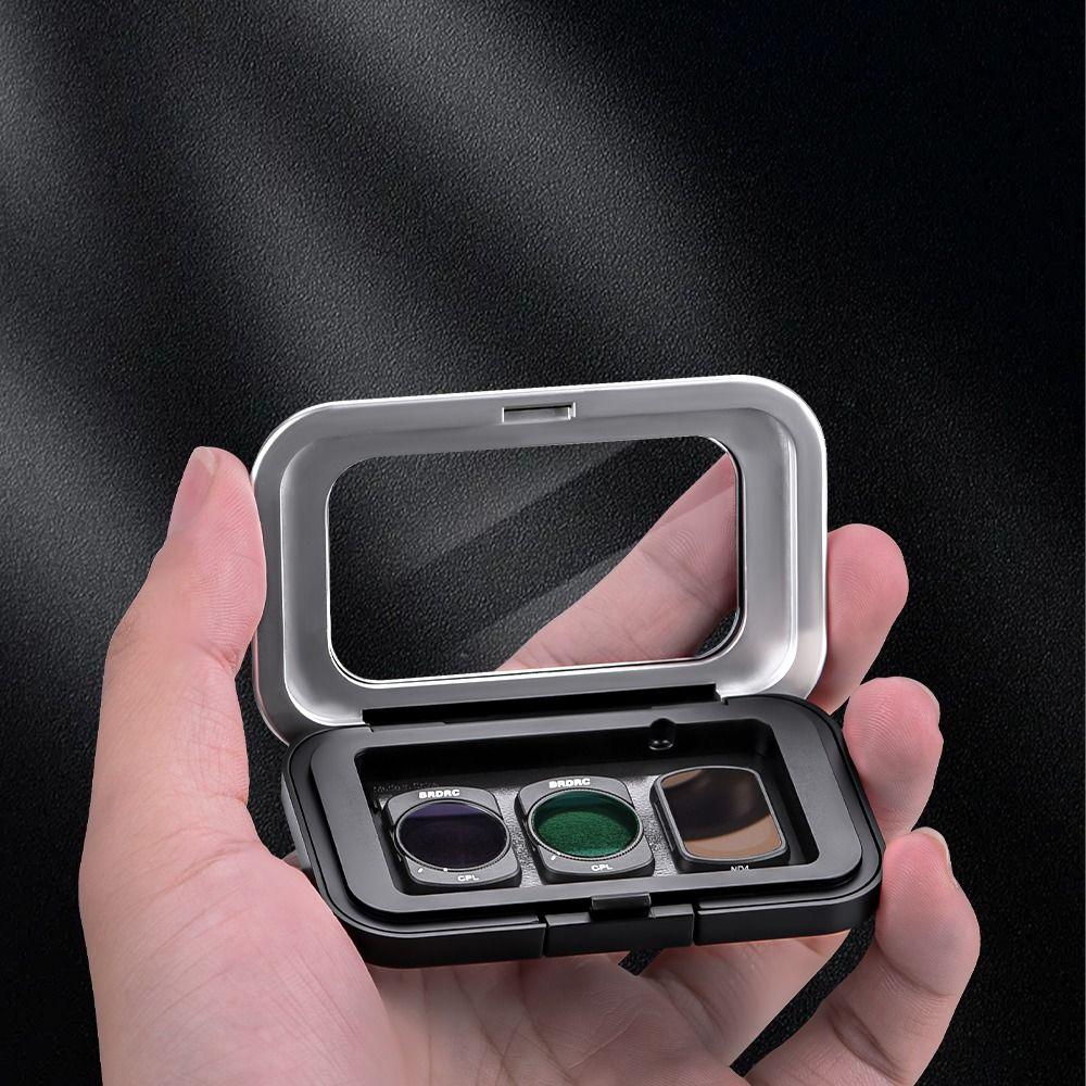 Anti-scratch Filters Carrying Case for DJI Osmo Pocket 3 UV/CPL/ND Wide-angle Lens SD/TF
