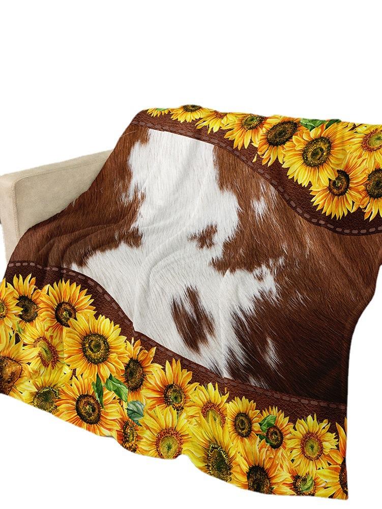 Flannel Blanket Animal Fur Bohemian Blanket Crystal Fleece Blanket Spring And Autumn