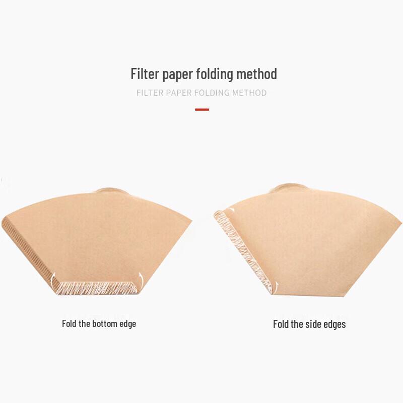 Mongdio Unbleached Virgin Wood Pulp Coffee Filter Papers