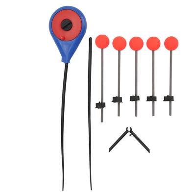5pcs Ice Fishing Pole End Extension Section Rods Pole End Tip with Rod for Winter Fishing