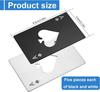 Stainless Steel  Spades A Winemaker Bottle Opener Playing Cards Bottle Opener Credit Card Beer Bottle Opener