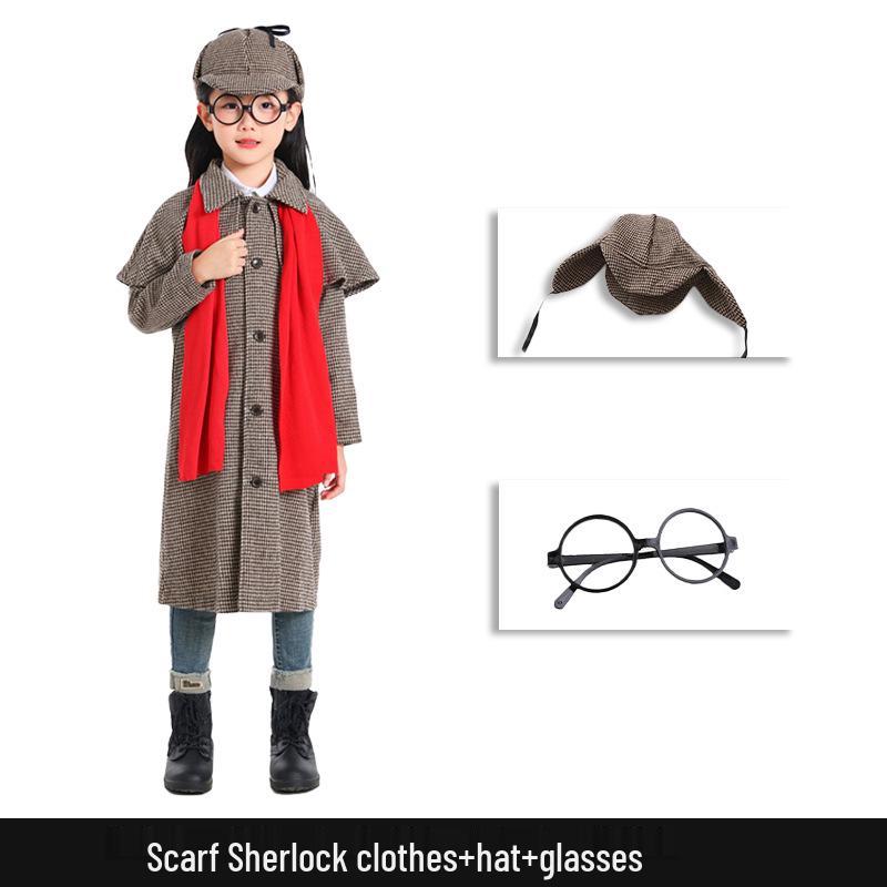 Sherlock Holmes Halloween Detective Costume 130cm