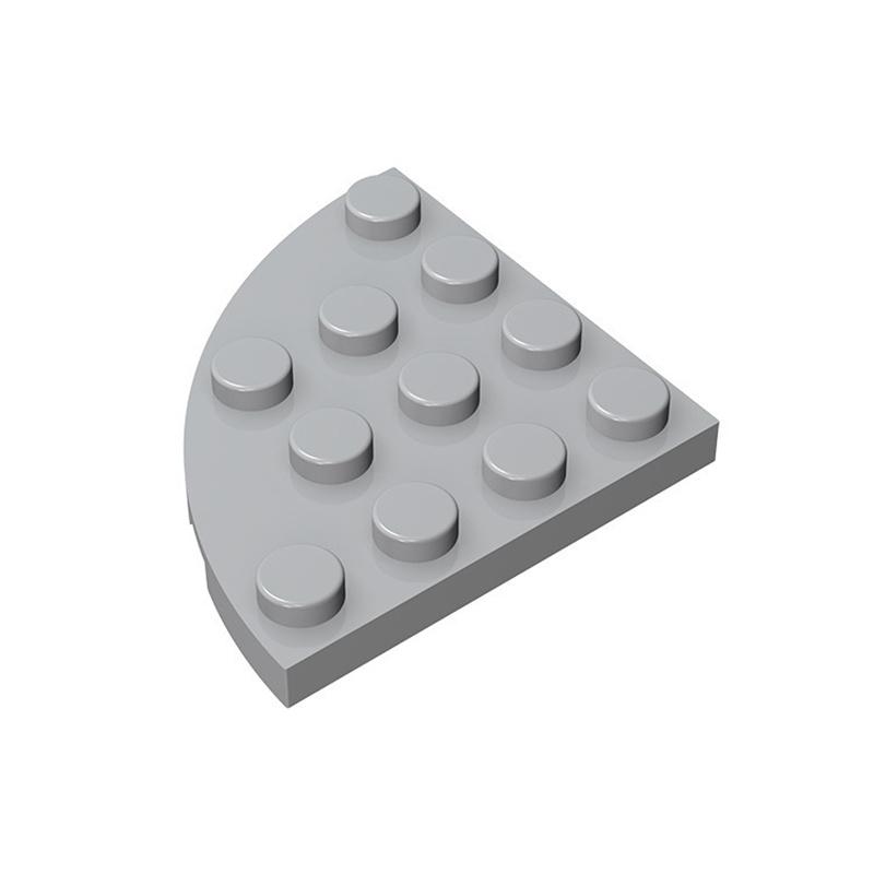10 KUSŮ 30565 1Deska Kulatý Roh 4 x 4 Kostka Moc Barva Kompatibilní s Kostkami DIY Dětská Hračka Montážní Díl