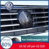 For VW Volkswagen Jetta MK5 Golf Car Modification Logo Sticker Not Affect ACC Front Rear Emblem Badges Cover For VW Volkswagen G