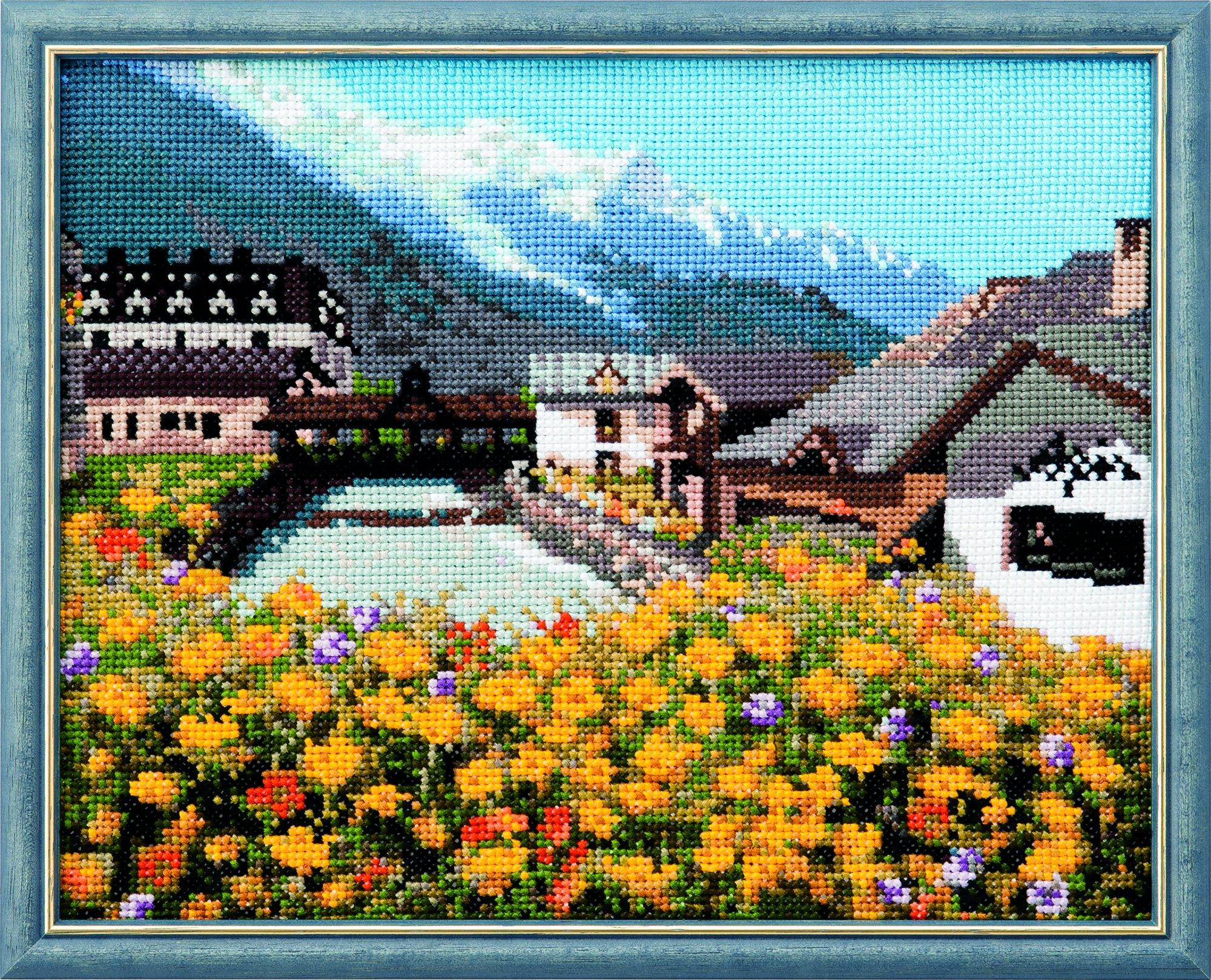 

Lucien French Landscape Mont Blanc and the Town at the Foot 712