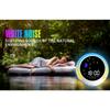 K5 Portable Wireless Bluetooth-compatible Speaker with LED Digital Alarm Clock Indoor Loudspeaker 8 Kinds Sleep Sound