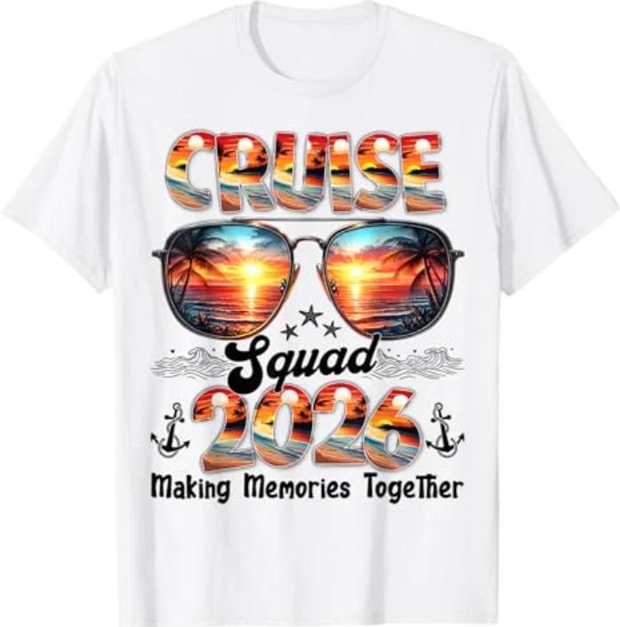 Cruise Squad 2026 Summer Vacation Matching Family Cruise T-Shirt S