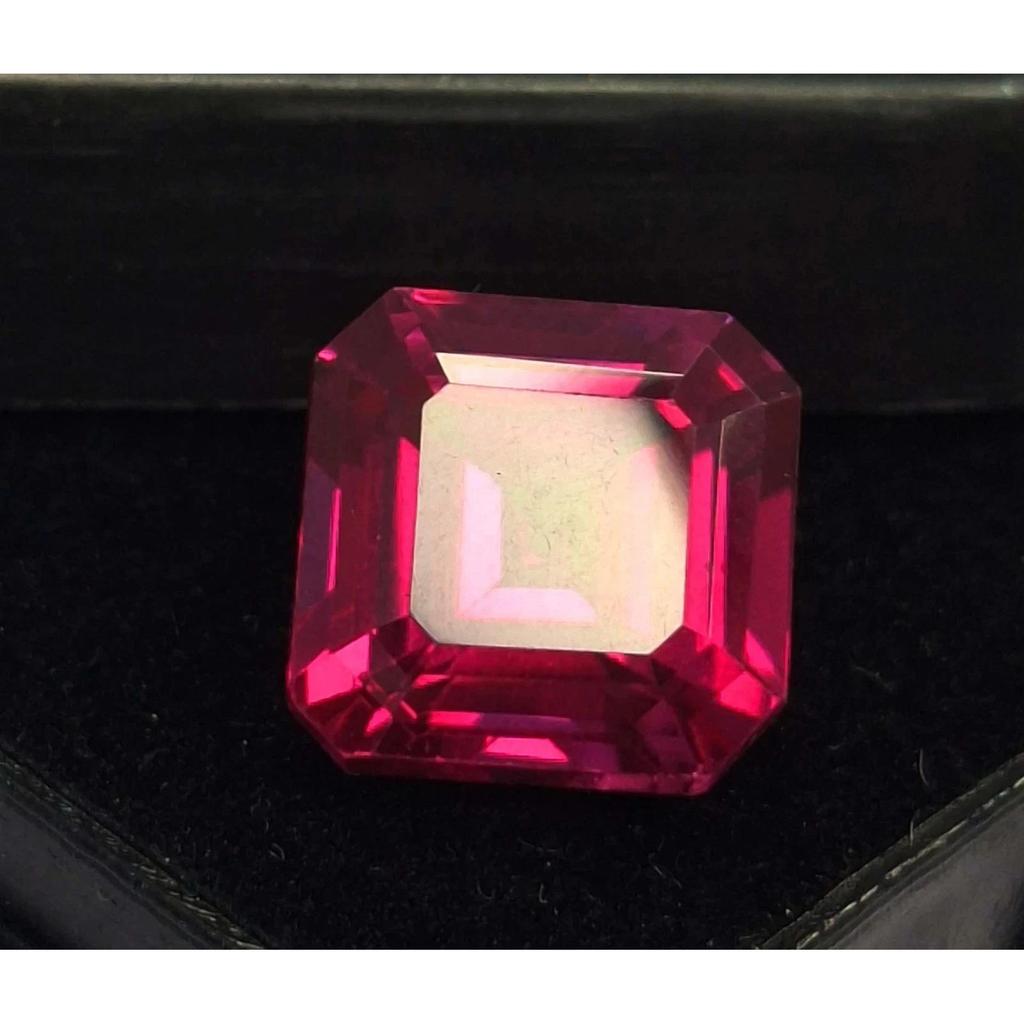 Asscher Cut Natural Pink Ruby Shape 7-9 Ct Fabulous Certified Loose Gemstone