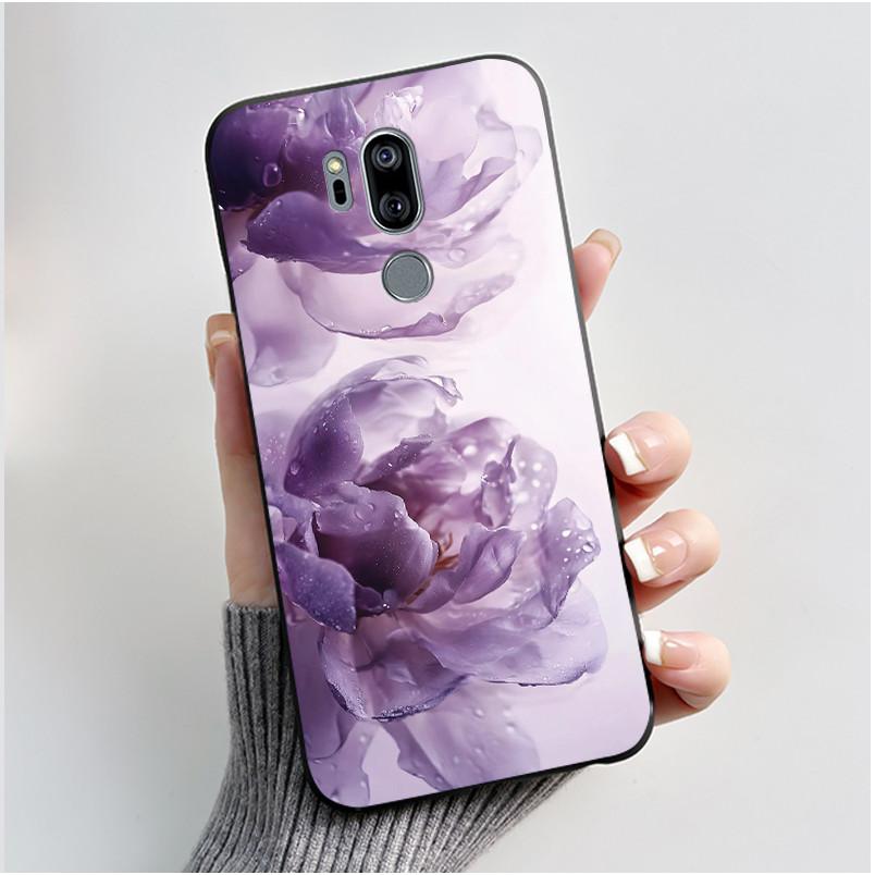 Casing For LG G7 ThinQ Case G710EM Luxury Dragon Cute Cool Boys Girls Soft TPU Black Silicone Matte Bumper LG G7ThinQ Back Cover