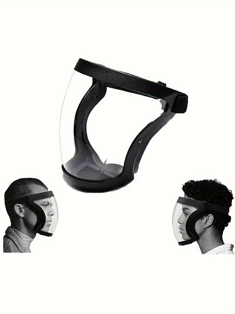 [Heat Resistant Full-Face Shield Mask] Adjustable Full-Face Protective Shield-Durable Plastic Safety Mask with Transparent Visor,Heat&Impact Resistant
