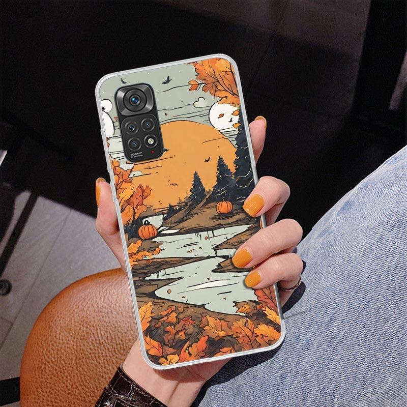 Pumpkin Happy Fall Autumn Phone Case For Xiaomi Redmi Note 15 14 13 12S 12 11 Pro Plus 14S 11S 11E 10 10S 11T 5G Personalized Co